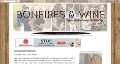 Desktop Screenshot of bonfiresandwine.com