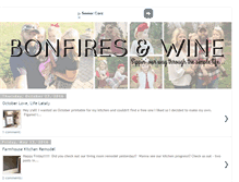Tablet Screenshot of bonfiresandwine.com